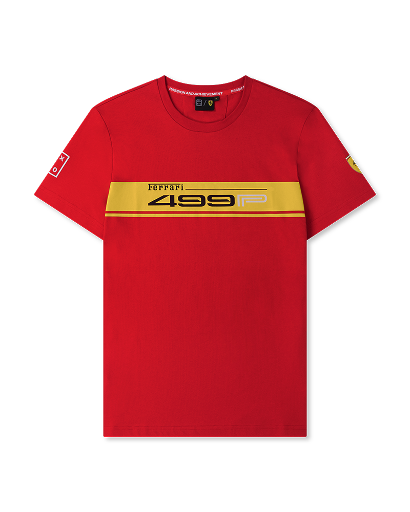 Ferrari  Tee - 449P stripe - red - Unisex