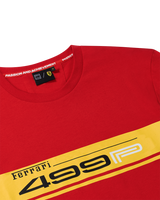 Ferrari  Tee - 449P stripe - red - Kids
