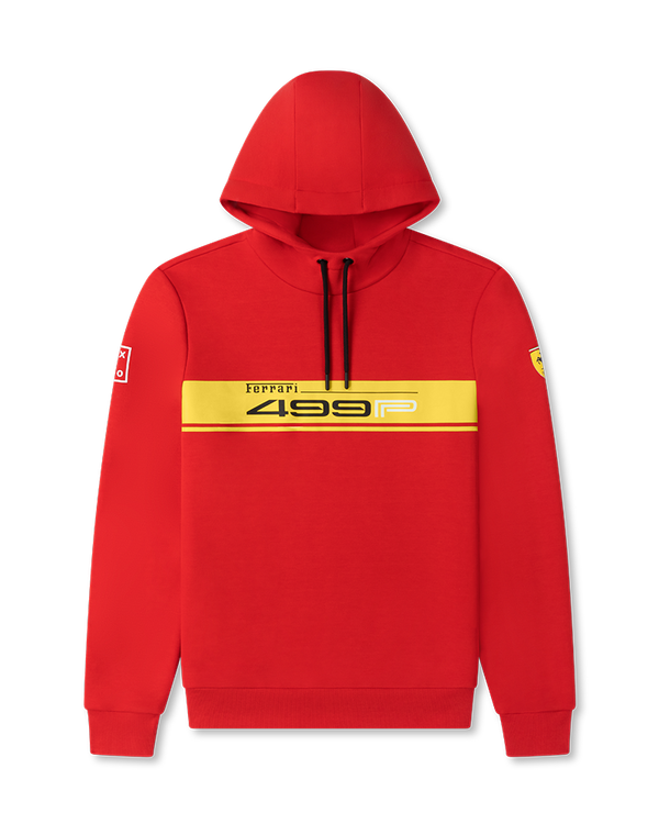 Ferrari  Hoodie - 499P stripe - red - Unisex