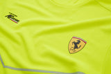 Ferrari WEC Mens Track Safety Tee - yellow