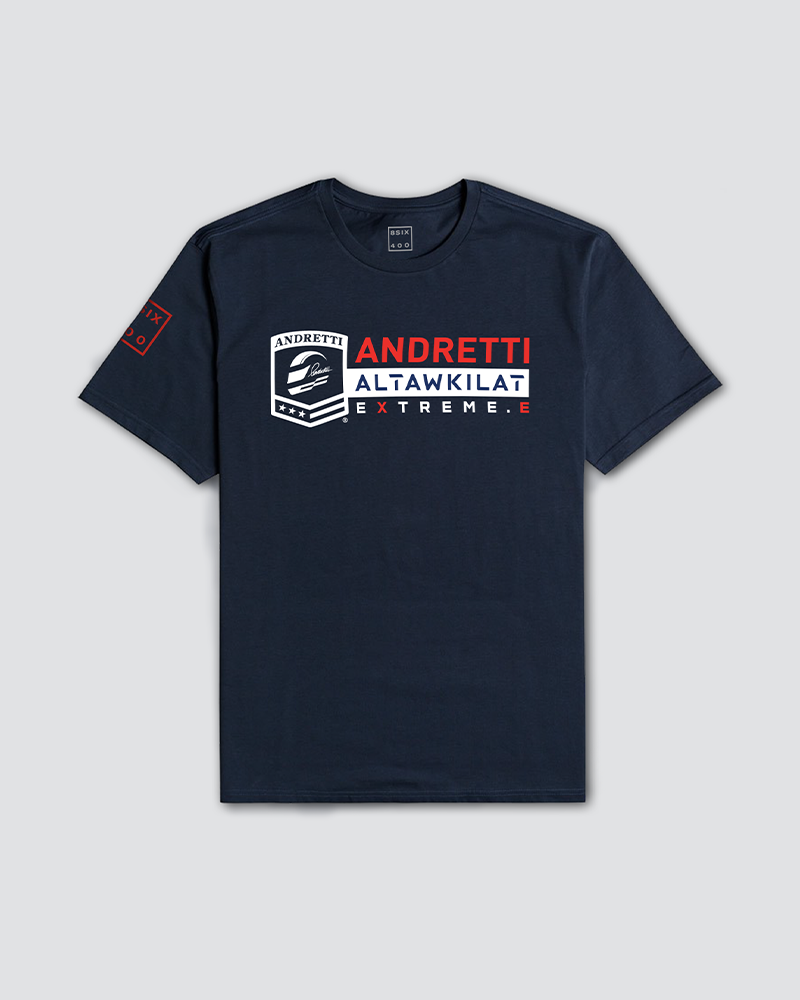 Andretti Navy  T-shirt Front Row