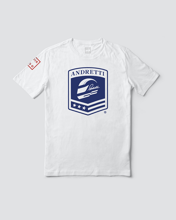 Andretti White T-shirt Shield